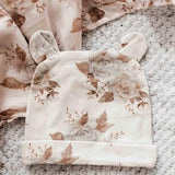 Bencer & Hazelnut Jersey Beanie - Ruby