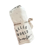 Bencer & Hazelnut Swaddle - Hello World