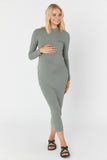 Elke Knit Dress (Mineral Green)