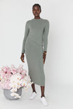 Elke Knit Dress (Mineral Green)