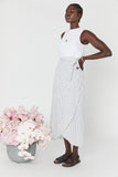 Flemington Wrap Skirt (Stripe)