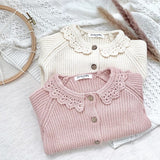 Knit Cardigan - Dirty Pink
