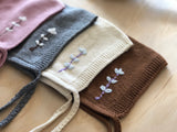 Embroidery Floral Bonnet