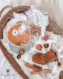 Lila Frill Ribbed Socks