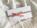 Velvet Bow Headband