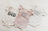 Daddy's Little Love Bodysuit/Tee