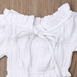 Cotton Crop & Skirt Set