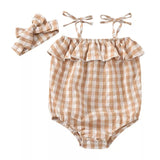 Gingham Romper