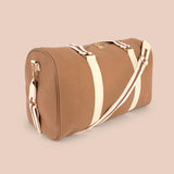 Bunnie Overnight Bag - Tan & Cream