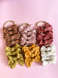 Ribbed Tie Bow Headband