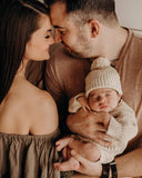 Mini Knit Beanie - Oatmeal Sprinkle