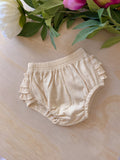 Cream Ruffle Bloomers