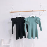 Long Sleeve Ruffle Dress