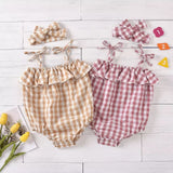 Gingham Romper