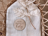 We’re Having A Baby - Announcement Plaque