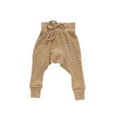 Mustard Stripe Harem Pants