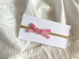 Velvet Bow Headband