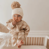 Ziggy Lou Beanie - Gingham (Cream)