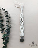Akari Macrame Pacifier Clip