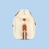 Bunnie Overnight Bag - Cream & Tan