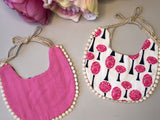 Pink Trees Bib