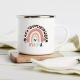 Mama Mug - Pink Leopard