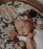 “Wren” Almond Bow