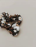 Black Daisy Floral Bow