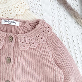 Knit Cardigan - Dirty Pink
