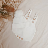 Mini Knit Beanie - Milk