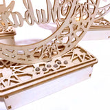Eid Mubarak Wooden Light