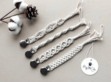Akari Macrame Pacifier Clip