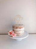 TWO Rainbow Cake Topper