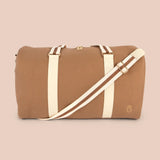 Bunnie Overnight Bag - Tan & Cream