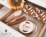 Baby Milestone Plaques Set - Leaf