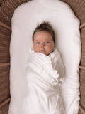 Cream Bamboo Stretch Swaddle