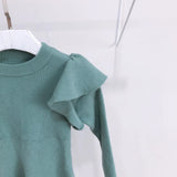 Long Sleeve Ruffle Dress