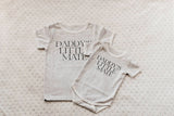 Daddy's Little Mate Bodysuit/Tee