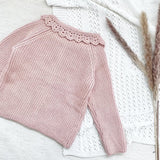 Knit Cardigan - Dirty Pink