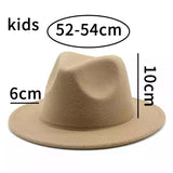 Kids Fedora Hat / Choose Colour