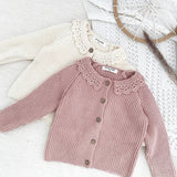 Knit Cardigan - Antique White