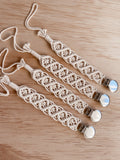 Jaida Macrame Pacifier Clip