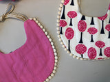 Pink Trees Bib