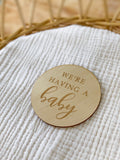 We’re Having A Baby - Announcement Plaque