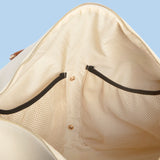 Bunnie Overnight Bag - Cream & Tan