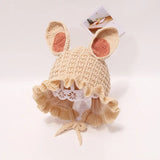 Knitted Wool Bunny Rabbit Bonnet