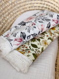Rustic Blooms Fringe Swaddle